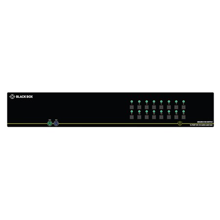 BLACK BOX Secure Niap 3.0 Kvm Switch - Single-Head, Dvi-I, Ps/2, Cac, 16-Port SS16P-SH-DVI-UCAC